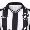 Camisa Botafogo Home 25/26 - Torcedor Reebok Masculino - Preto e Branco