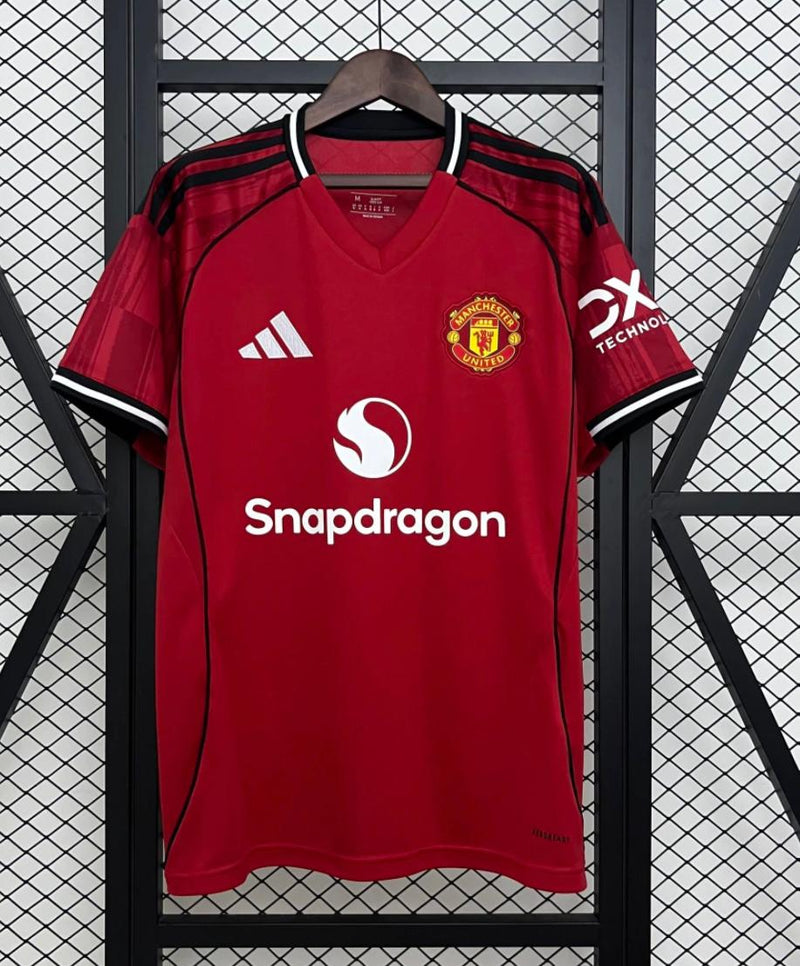 Manchester United Casa 25/26 - Versão Torcedor