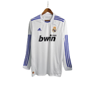 Camisa Retrô Real Madrid I Home 2010/11 Adidas Manga Longa Masculina - Branco