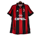Camisa Retrô Milan I Home 1998/99 Masculino Vermelho e Preto