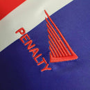 Camisa Bahia II 1996 Retrô Masculina - Listrada em vermelho,branco e azul