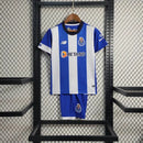 Conjunto Infantil Porto I 23/24 - Branco e Azul